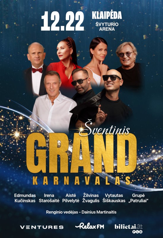 Pirkti bilietus Šventinis GRAND Karnavalas (Klaipėda) Klaipėda, Klaipėdos Švyturio arena Gruodis 22