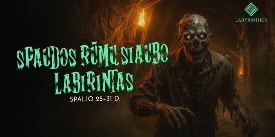 Pirkti bilietus Spaudos rūmų siaubo labirintas Vilnius, Labyrinthus Spalis 25