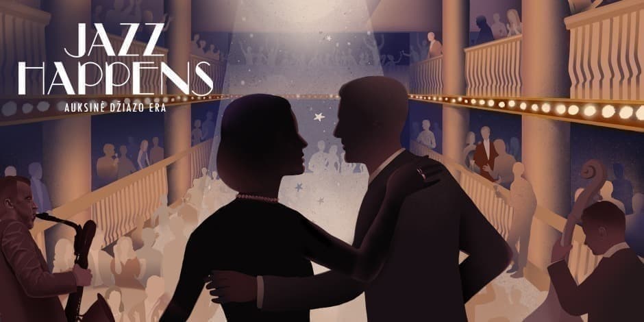Pirkt biļetes Jazz Happens | Auksinė džiazo era Šiauliai, Koncertų salė „Saulė“ Februāris 11