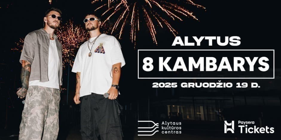 Pirkti bilietus 8 Kambarys | Alytaus kultūros centras Alytus, Alytaus kultūros centras Gruodis 19