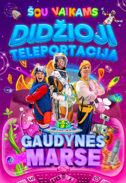 Pirkti bilietus PREMJERA Didžioji teleportacija - Gaudynės marse Telšiai, Telšių kultūros centras Gruodis 21