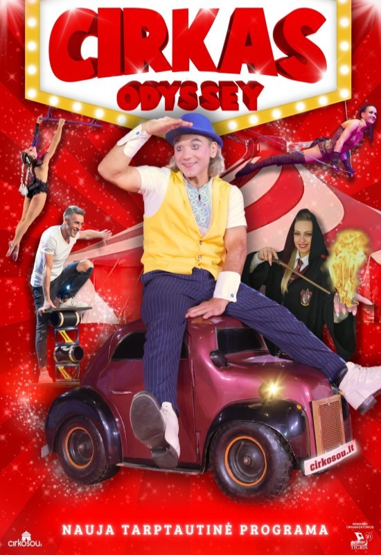 Купить билеты CIRKAS ODYSSEY | Švenčionys Švenčionių seniūnija, Cirko palapinė miesto parke Švenčionyse Октябрь 10