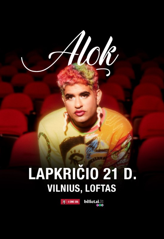 Pirkti bilietus ALOK | Comedy Show Vilnius, Menų fabrikas LOFTAS Lapkritis 21