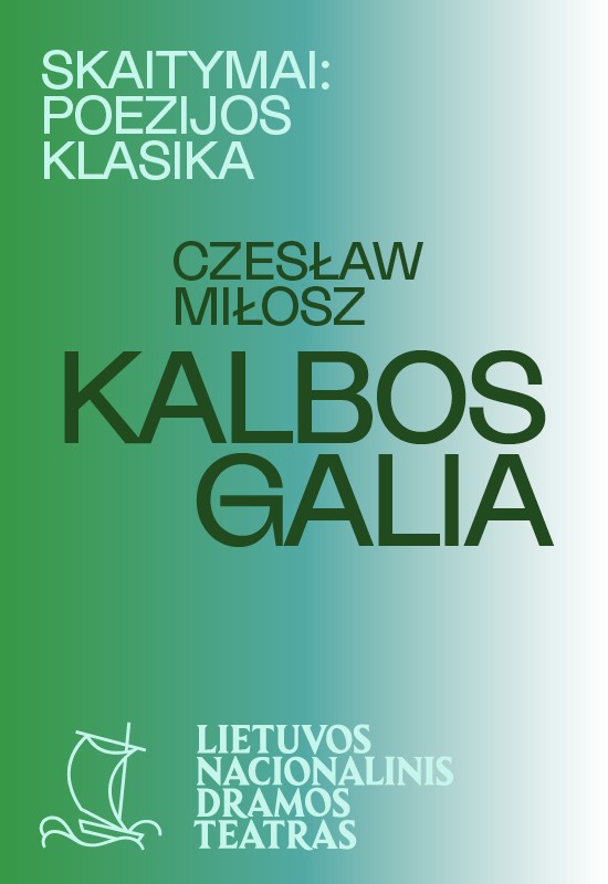 Pirkti bilietus SKAITYMAI: POEZIJOS KLASIKA. Czesławo Miłoszo 