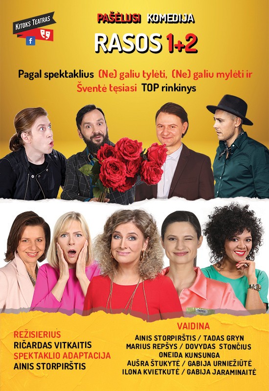 Buy tickets Pašėlusi komedija | Vilkaviškis Vilkaviškis, Vilkaviškio kultūros centras December 06