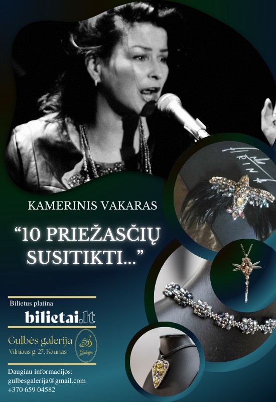 Pirkti bilietus 10 priežasčių susitikti | Kamerinis vakaras su Arina Kaunas, Gulbės galerija Lapkritis 22