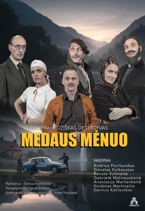 Pirkti bilietus PREMJERA! | Prancūziškas detektyvas - Medaus Mėnuo | 11.08 Vilnius, SMALA Lapkritis 08