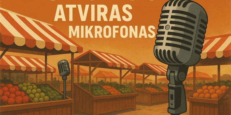 Купить билеты Turgaus Atviras Mikrofonas | Juokinga Vilnius, Devyniasdešimt aštunti Октябрь 25
