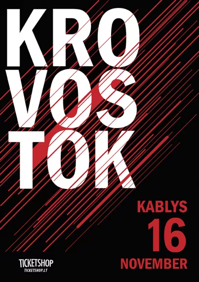 Pirkti bilietus Krovostok | VILNIUS Vilnius, Kablys + Kultūra Lapkritis 16