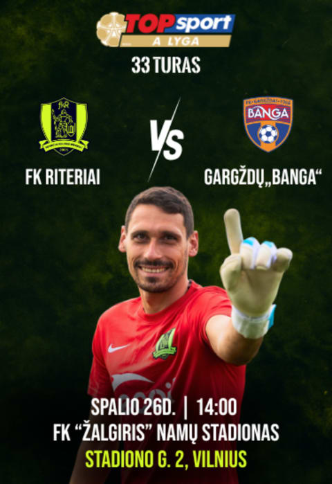 Купить билеты FK „Riteriai“ – Gargždų „Banga“ Vilnius, Žalgirio namų stadionas Октябрь 26