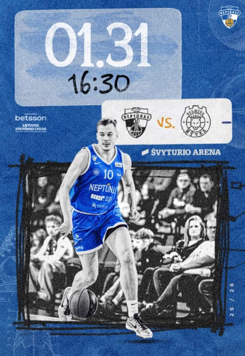Buy tickets LKL: Klaipėdos „Neptūnas“ – Vilniaus „Rytas“ Klaipėda, Klaipėdos Švyturio arena January 31