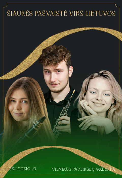 Pirkti bilietus Kalėdinis koncertas „Šiaurės pašvaistė virš Lietuvos“ Vilnius, Vilniaus paveikslų galerija Gruodis 23