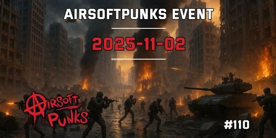 Pirkti bilietus AirsoftPunks Event #110 Vilnius, Airsoft Punks Lapkritis 02