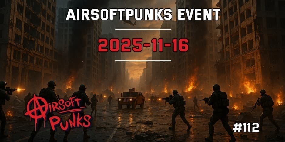 Pirkti bilietus AirsoftPunks Event #112 Vilnius, Airsoft Punks Lapkritis 16