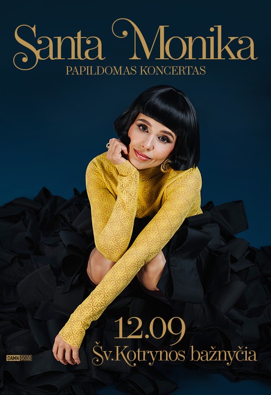 Pirkti bilietus Santa Monika | Papildomas koncertas Vilnius, Šv. Kotrynos bažnyčia Gruodis 09
