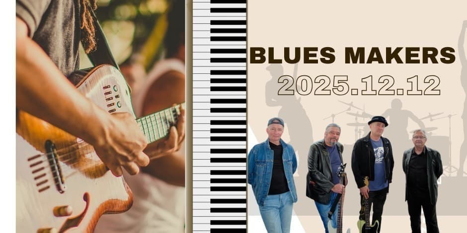 Pirkt biļetes „BluesMakers“ gyvo garso koncertas „Bibliotekoje“ – kai muzika įkaista net žiemą Šilutė, Kitchen Inn Decembris 12