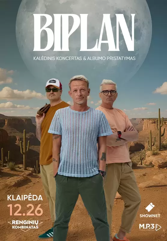 Pirkti bilietus Biplan ❍ Klaipėda Klaipėda, Renginių kombinatas Gruodis 26