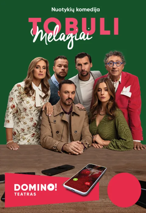 Pirkti bilietus DOMINO teatras | komedija TOBULI MELAGIAI Vilnius, DOMINO teatras Sausis 22