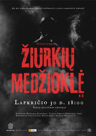 Pirkti bilietus Spektaklis „Žiurkių medžioklė“ Šakiai, Šakių kultūros centras Lapkritis 30