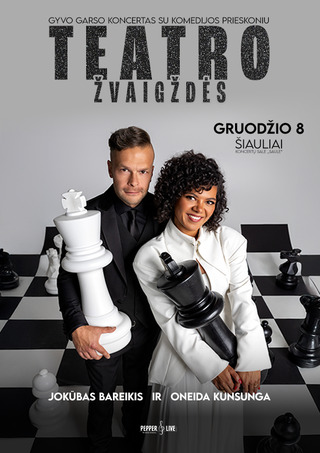 Pirkti bilietus TEATRO ŽVAIGŽDĖS | Šiauliai Šiauliai, Šiaulių koncertų salė Saulė Gruodis 08