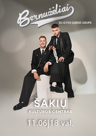 Buy tickets Grupė Bernužėliai su gyvo garso grupe | Šakiuose! Šakiai, Šakių kultūros centras November 06