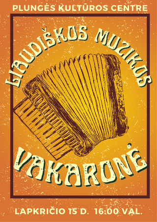 Pirkti bilietus Liaudiškos muzikos vakaronė  Plungė, Plungės kultūros centras Lapkritis 15