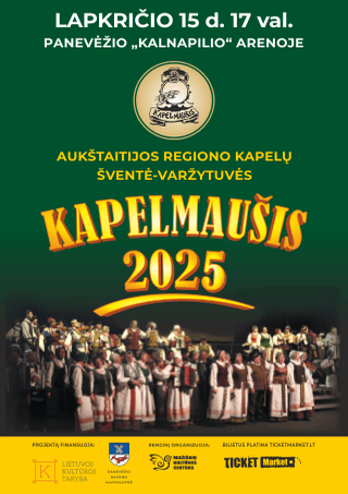 Pirkti bilietus „Kapelmaušis 2025“ Panevėžys, Kalnapilio arena Lapkritis 15