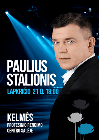 Pirkti bilietus Paulius Stalionis Kelmė, Kelmės profesinio rengimo centro salė Lapkritis 21