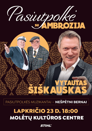 Pirkti bilietus Pasiutpolkė su AMBROZIJA Molėtai, Molėtų kultūros centras Lapkritis 23