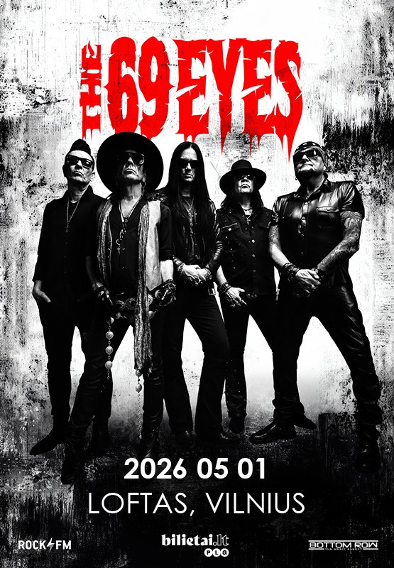 Pirkti bilietus The 69 Eyes Vilnius, Menų fabrikas LOFTAS Gegužė 01