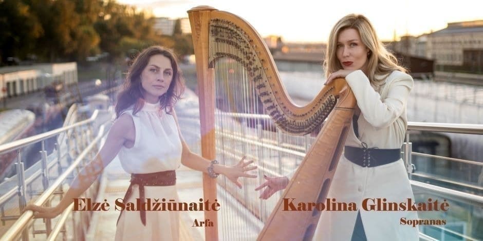 Pirkti bilietus ŠVENTINIS KONCERTAS Arfa ir balsas: (ne)būtinas aukščio ilgesys || Karolina Glinskaitė (sopranas), Elzė Saldžiūnaitė (arfa) Marijampolė, Beatričės Kleizaitės-Vasaris menų galerija Gruodis 27