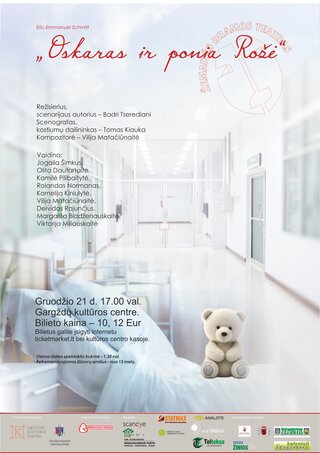 Buy tickets Spektaklis „Oskaras ir ponia Rožė
