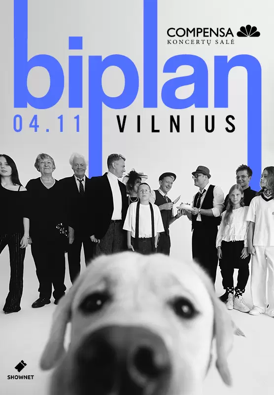 Buy tickets Biplan 30 ❍ Gimtadienio koncertas! Vilnius, COMPENSA koncertų salė April 11