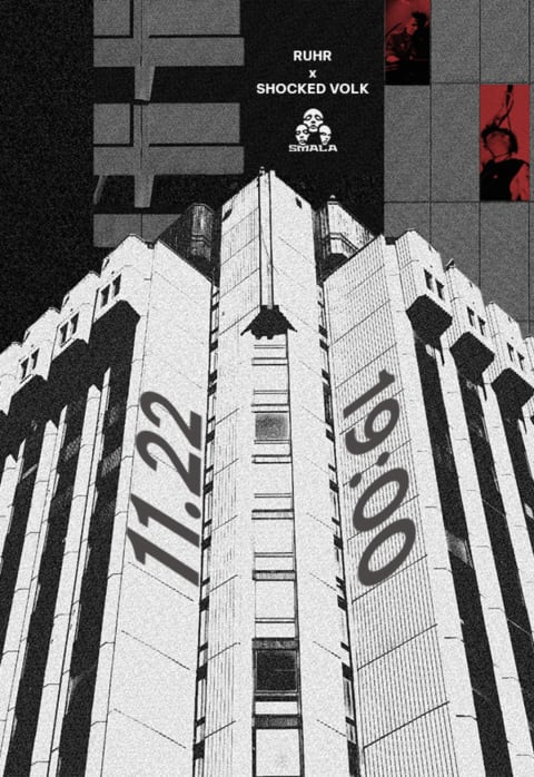 Pirkti bilietus Postpunk | RUHR & Shocked-Volk | SMALA Vilnius, SMALA Lapkritis 22-23