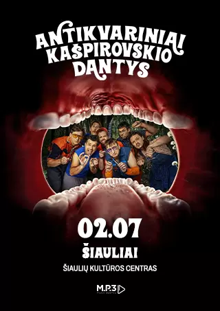 Pirkti bilietus Antikvariniai Kašpirovskio dantys | Šiauliai Šiauliai, Šiaulių kultūros centras Vasaris 07