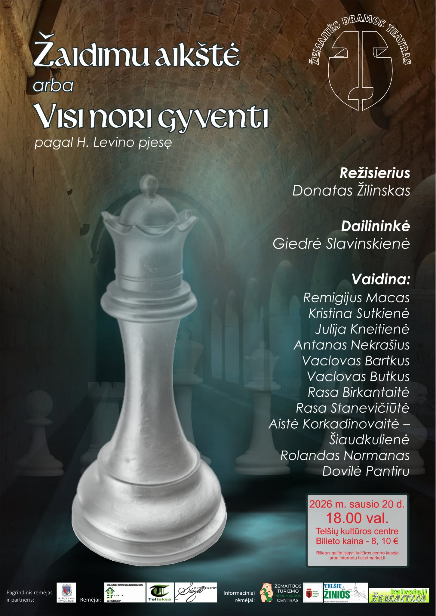 Pirkti bilietus Spektaklis „Žaidimų aikštė arba Visi nori gyventi