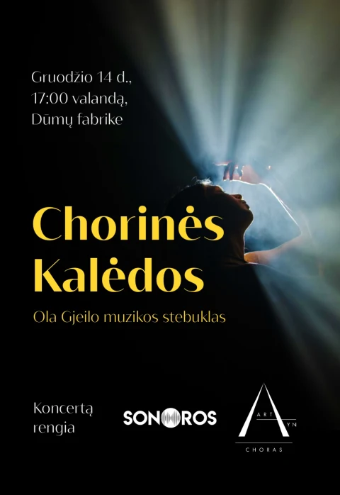 Pirkti bilietus Chorinės Kalėdos: Ola Gjeilo muzikos stebuklas Vilnius, Dūmų fabrikas Gruodis 14