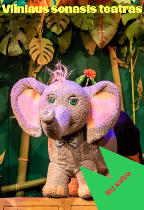 Buy tickets Pagal Rudyardo Kiplingo kūrybą „SMALSUSIS DRAMBLIUKAS“  (Rež. J. Rusakova) Vilnius, Vilniaus Senasis Teatras January 22