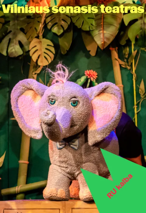 Buy tickets Pagal Rudyardo Kiplingo kūrybą „SMALSUSIS DRAMBLIUKAS“  (Rež. J. Rusakova) Vilnius, Vilniaus Senasis Teatras March 04