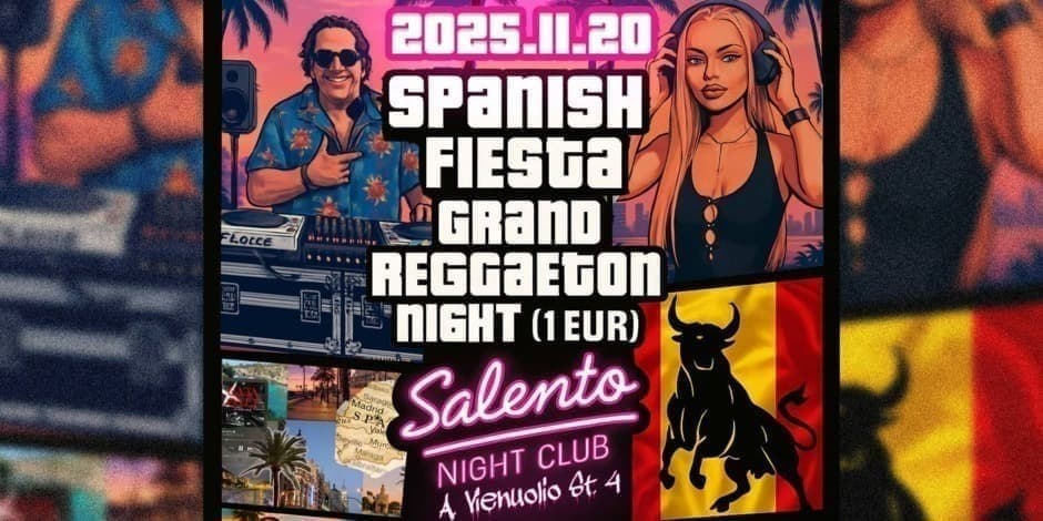 Pirkti bilietus GRAND REGGAETON NIGHT – 1 EUR EDITION Vilnius, Salento Lapkritis 20-21