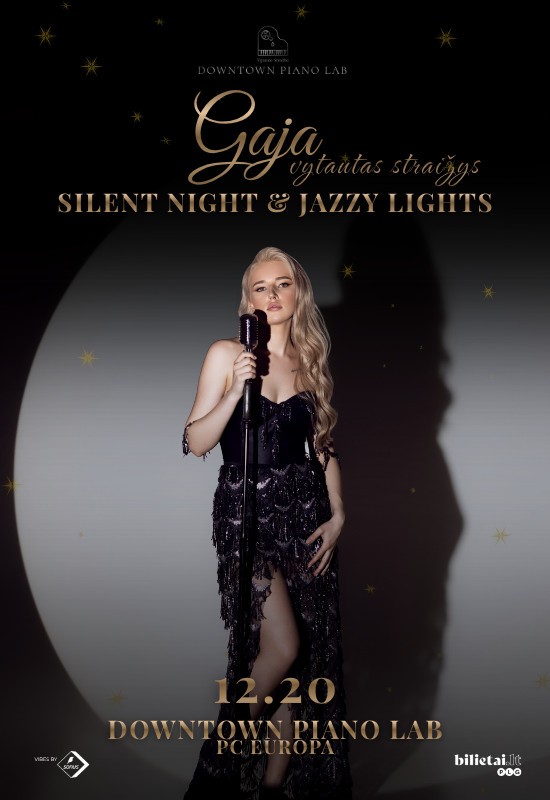 Buy tickets Silent night & jazzy lights |  Gaja ir Vytautas Straižys Vilnius, Downtown Piano Lab, PC Europa December 20
