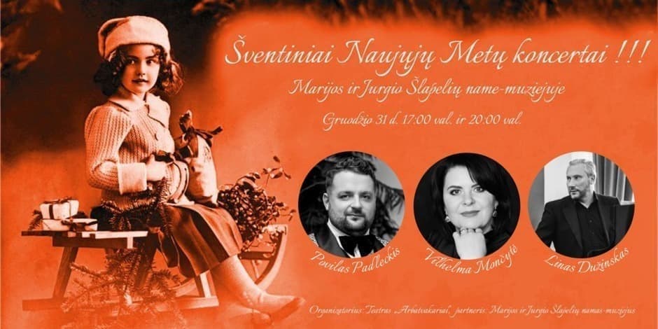 Pirkti bilietus Naujųjų Metų koncertas Šlapelių muziejuje Vilnius, Marijos ir Jurgio Šlapelių namas-muziejus Gruodis 31