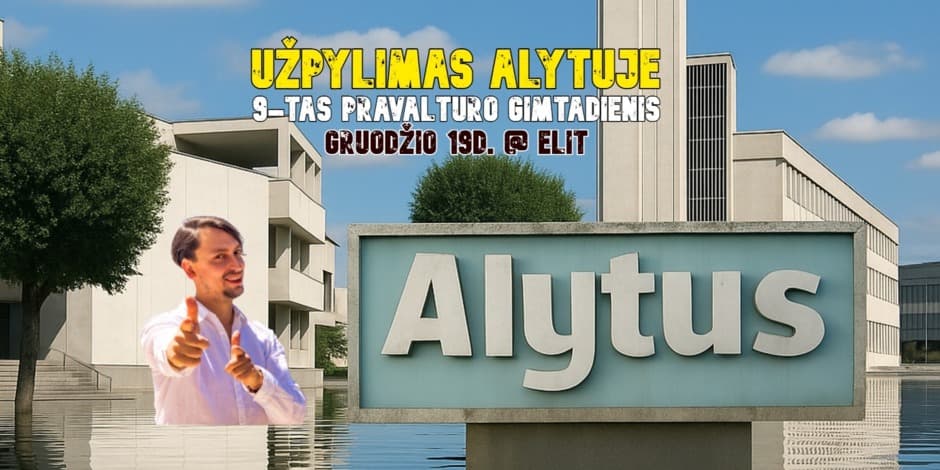 Pirkti bilietus UŽPYLIMAS ALYTUJE @ ELIT (9-tas PRAVALTURO GIMTADIENIS) Alytus, Kokteilių baras “elit” Gruodis 19