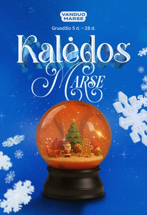 Купить билеты KALĖDOS MARSE – stebuklingas nuotykių parkas visai šeimai! Kaunas, Vanduo Marse Декабрь 13