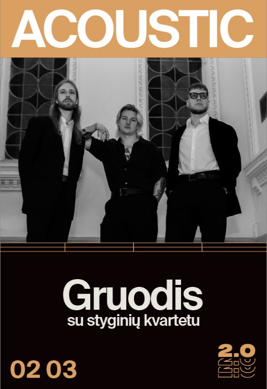 Pirkti bilietus Acoustic: Gruodis su styginių kvartetu - Lukiškių kalėjimas 2.0 Vilnius, Lukiškių kalėjimas 2.0 Vasaris 03