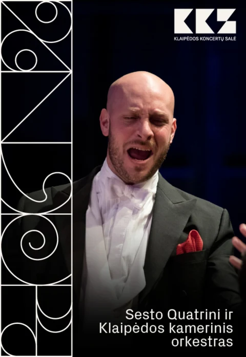 Pirkti bilietus Sesto Quatrini ir Klaipėdos kamerinis orkestras Klaipėda, Klaipėdos koncertų salė Sausis 17