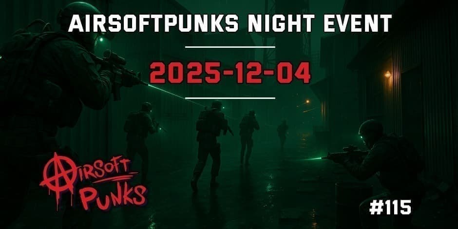 Купить билеты AirsoftPunks Night Event #115 Vilnius, Airsoft Punks Декабрь 04
