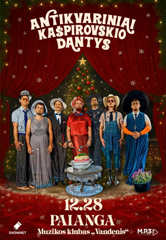 Купить билеты Antikvariniai Kašpirovskio dantys ☆ Palanga Palanga, Muzikos klubas Vandenis Декабрь 28