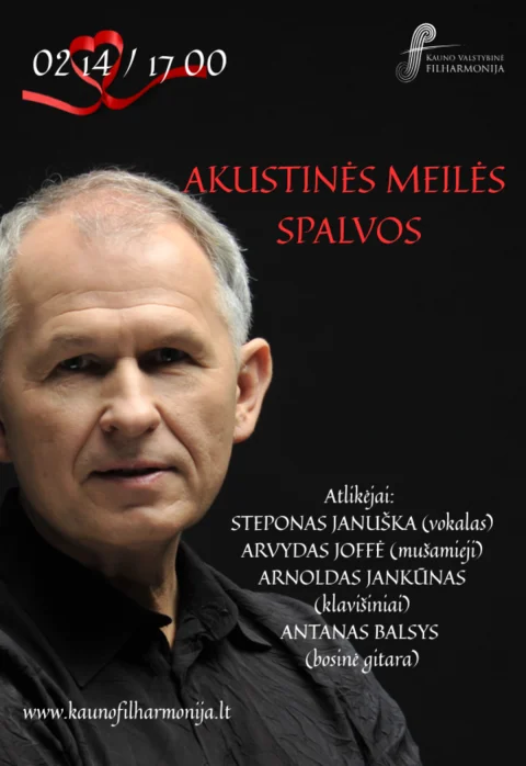 Pirkti bilietus AKUSTINĖS MEILĖS SPALVOS Kaunas, Kauno valstybinė filharmonija Vasaris 14