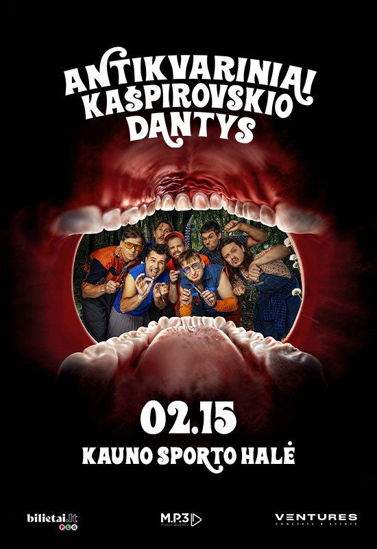 Pirkti bilietus Antikvariniai Kašpirovskio dantys | Kauno sporto halė | 02.15 Kaunas, Kauno sporto halė Vasaris 15